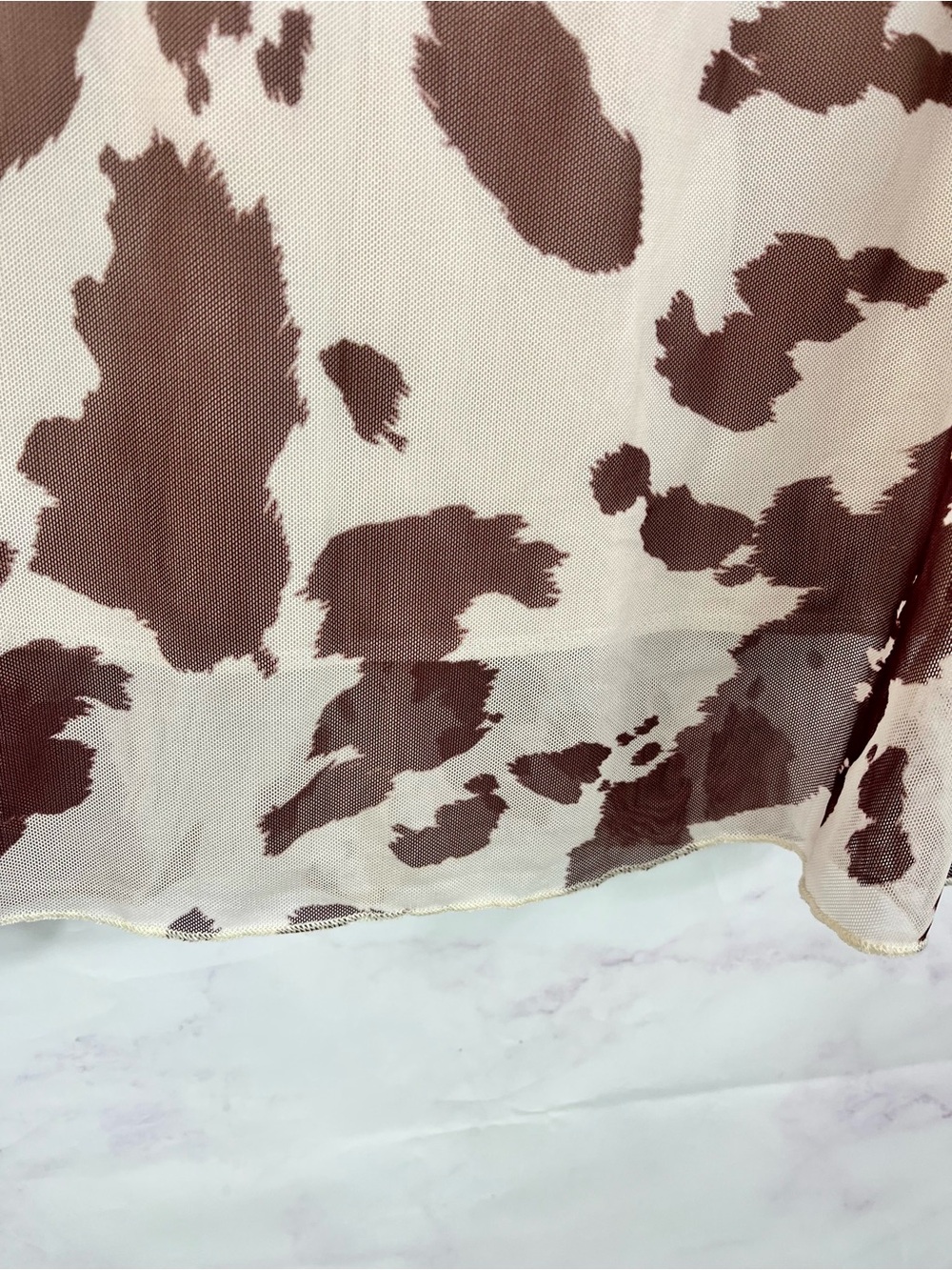 SEE YOU MONDAY Cowprint Skirt - Picture 3 of 4